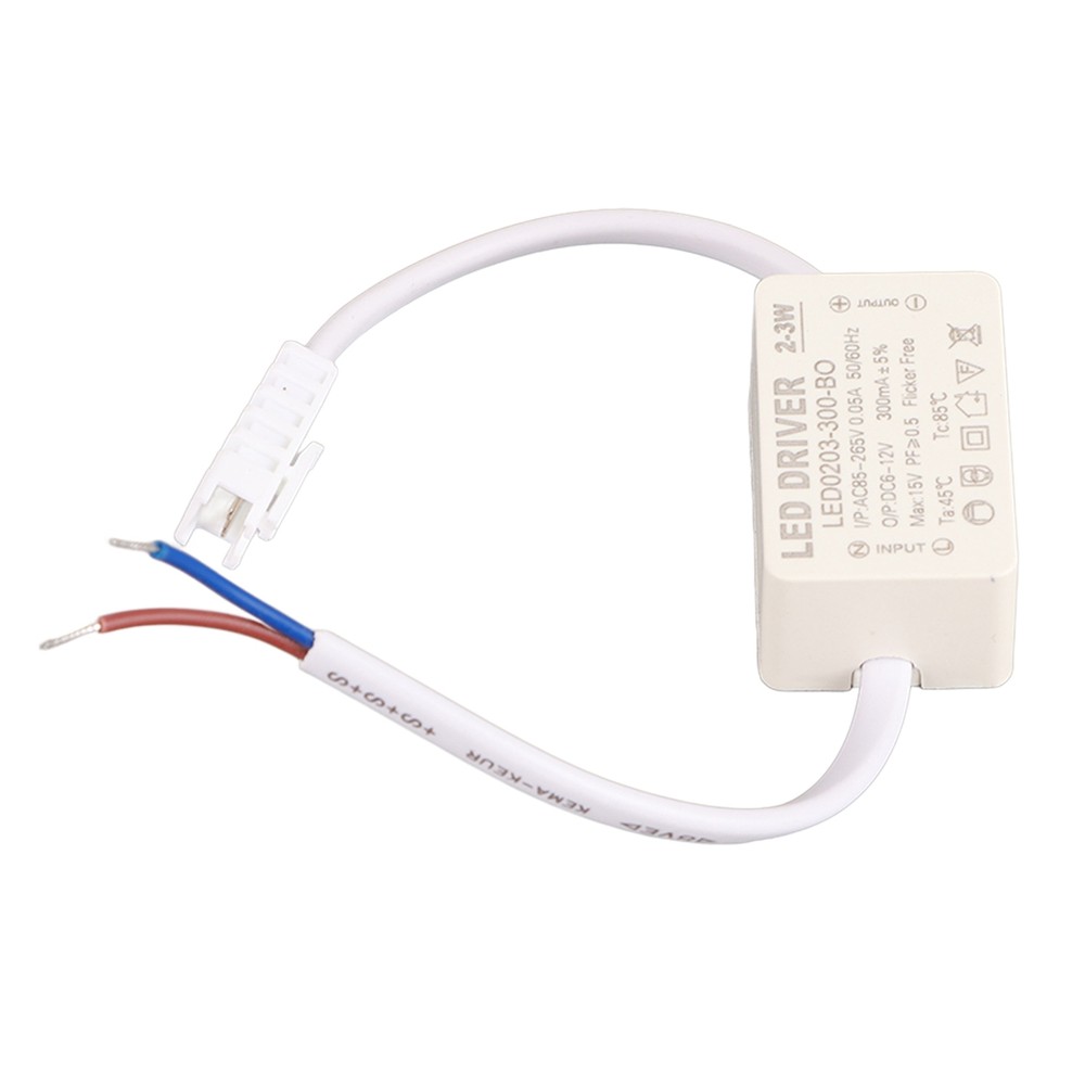 LED Driver Constant Current 300mA High Power AC 85‑265V Output 6‑12V DC Conn BX-image