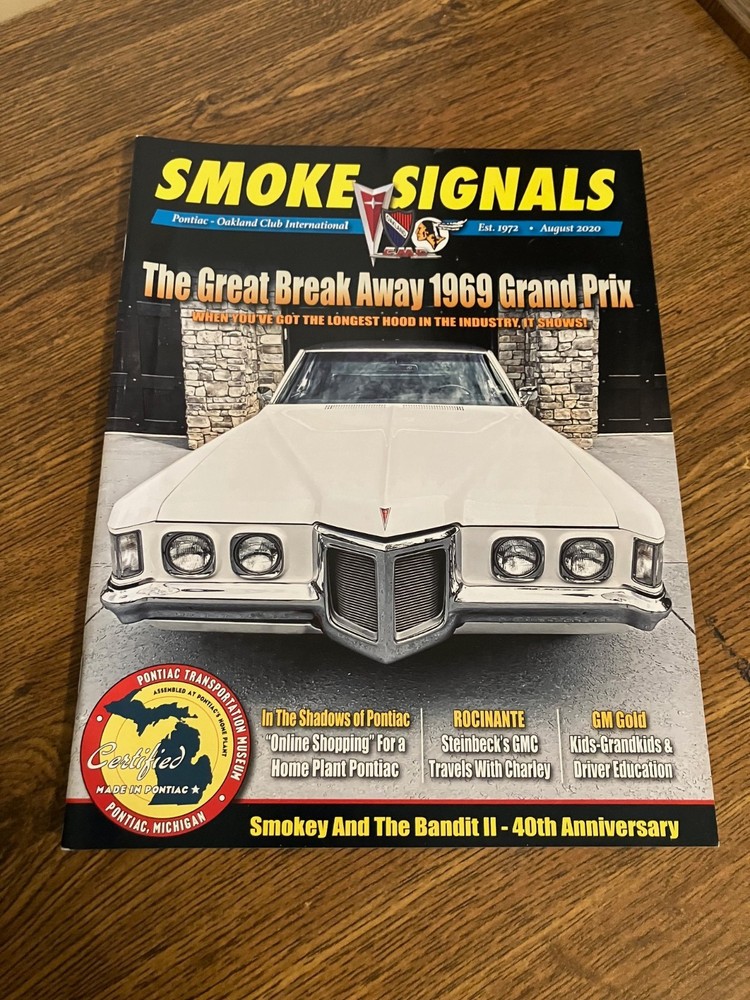 *Vintage Back Issue of Smoke Signals Magazine August 2020