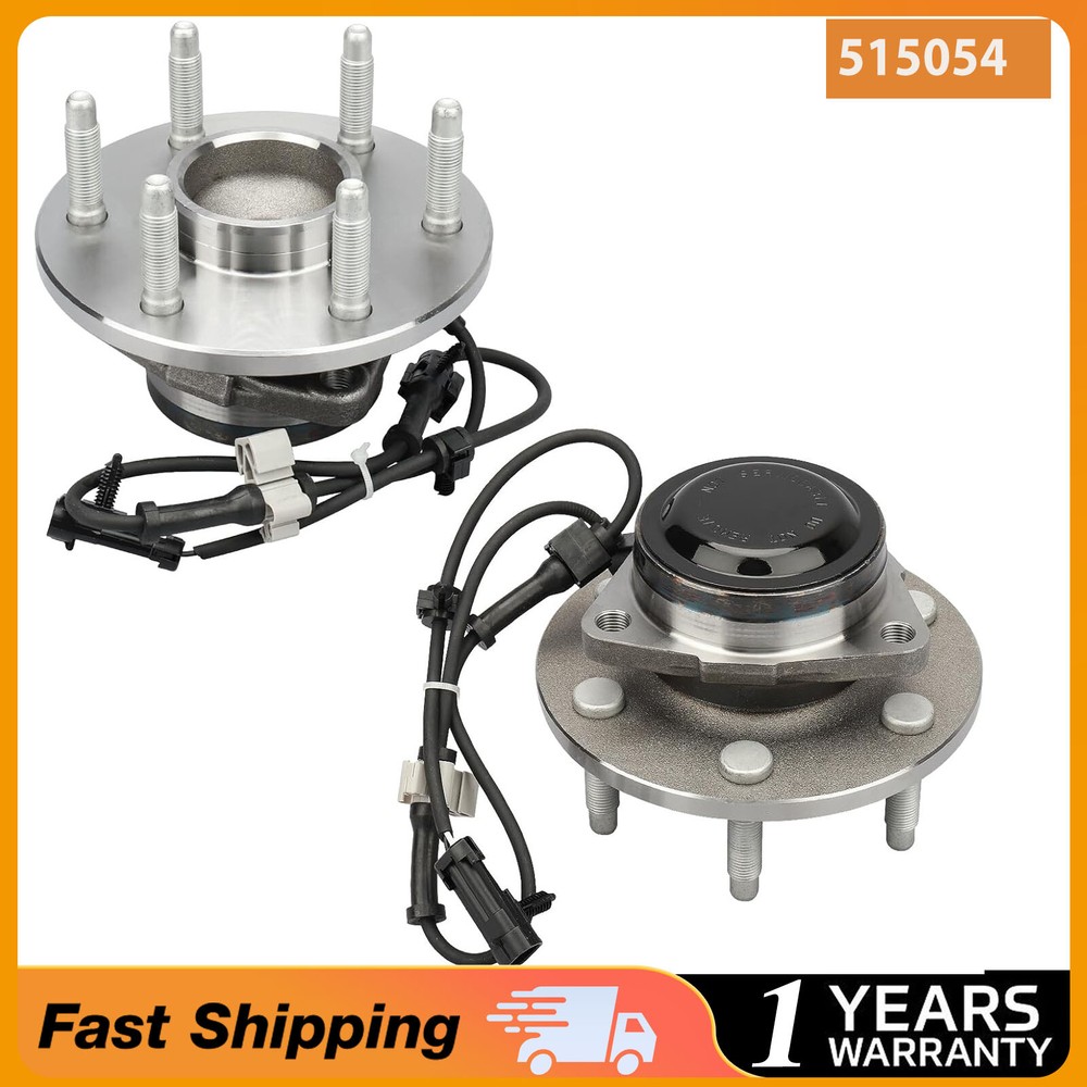 2WD Front Wheel Bearing Hubs for Chevy GMC Silverado Sierra 1500 Suburban 515054
