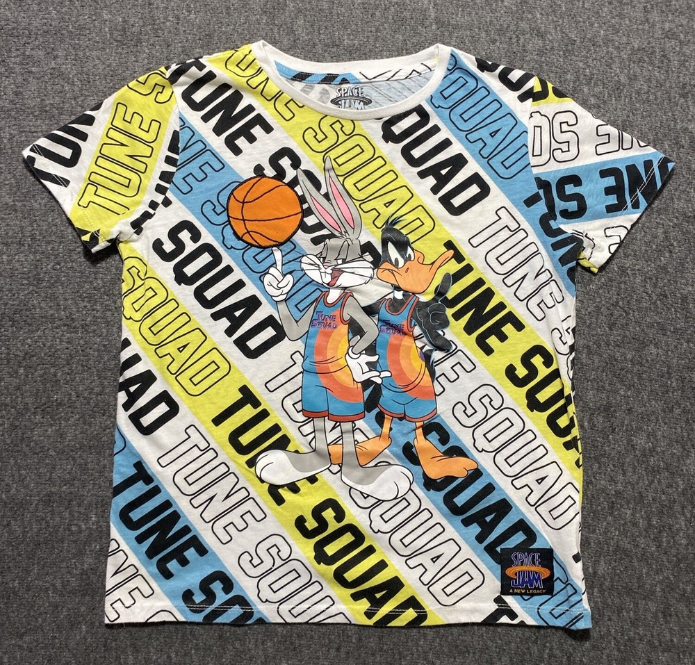 Space Jam 2 A New Legacy Tune Squad Boys T-Shirt Size 18/20 Short Sleeve