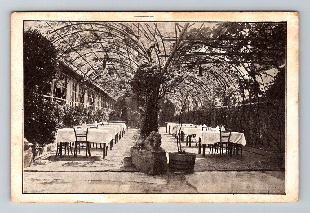 Italy- Venice Montin Dining Room Souvenir Postal Old Card View Vintage Postcard