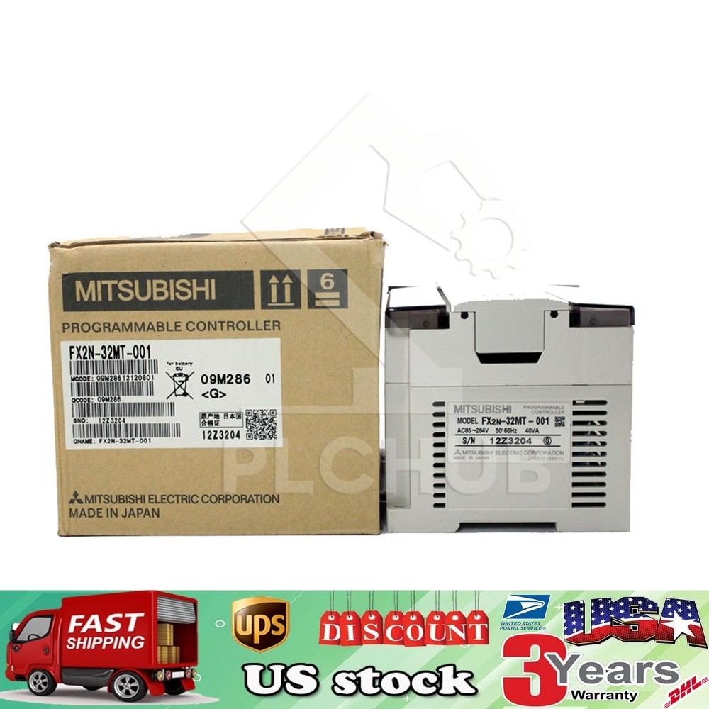 MITSUBISHI FX2N-32MT-001 PLC MODULE TRANSISTOR UNIT NEW IN BOX  US Free TAX