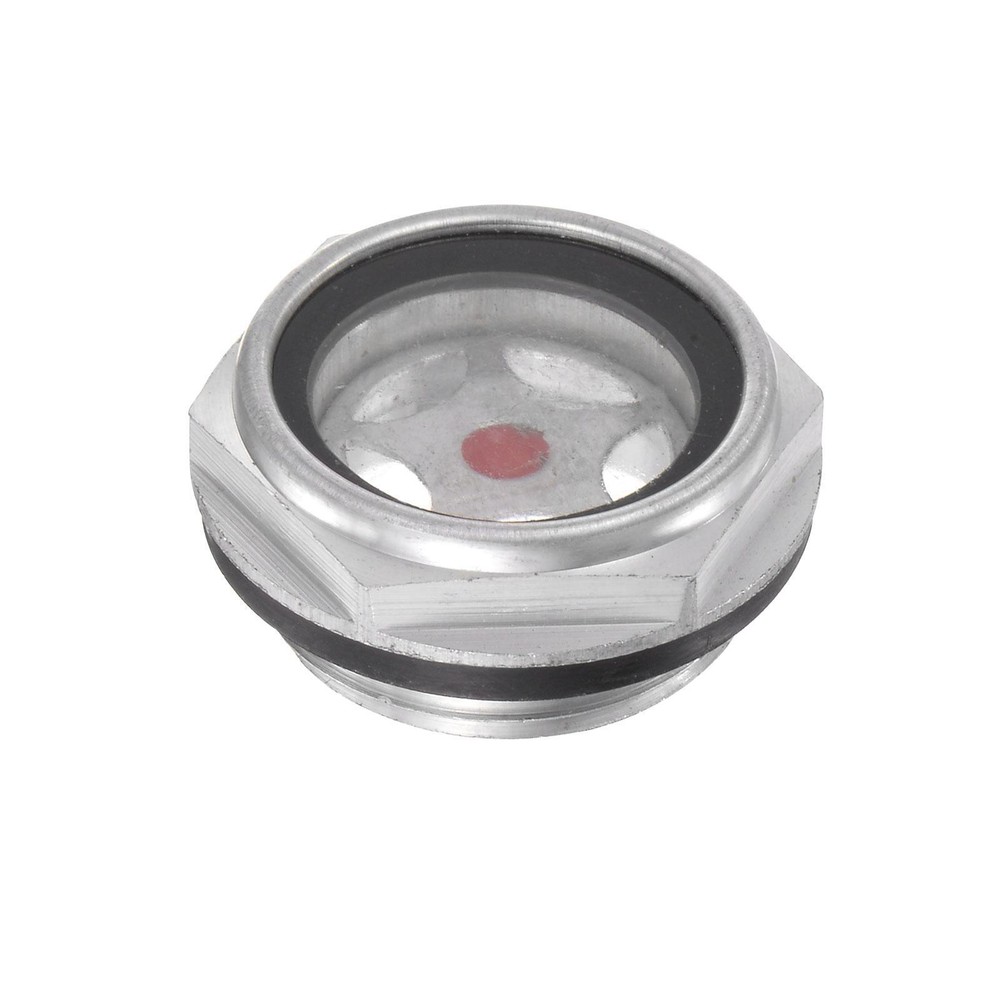Air Compressor Oil Level Gauge Sight Glass G3/4 Male Threaded Clear Glass