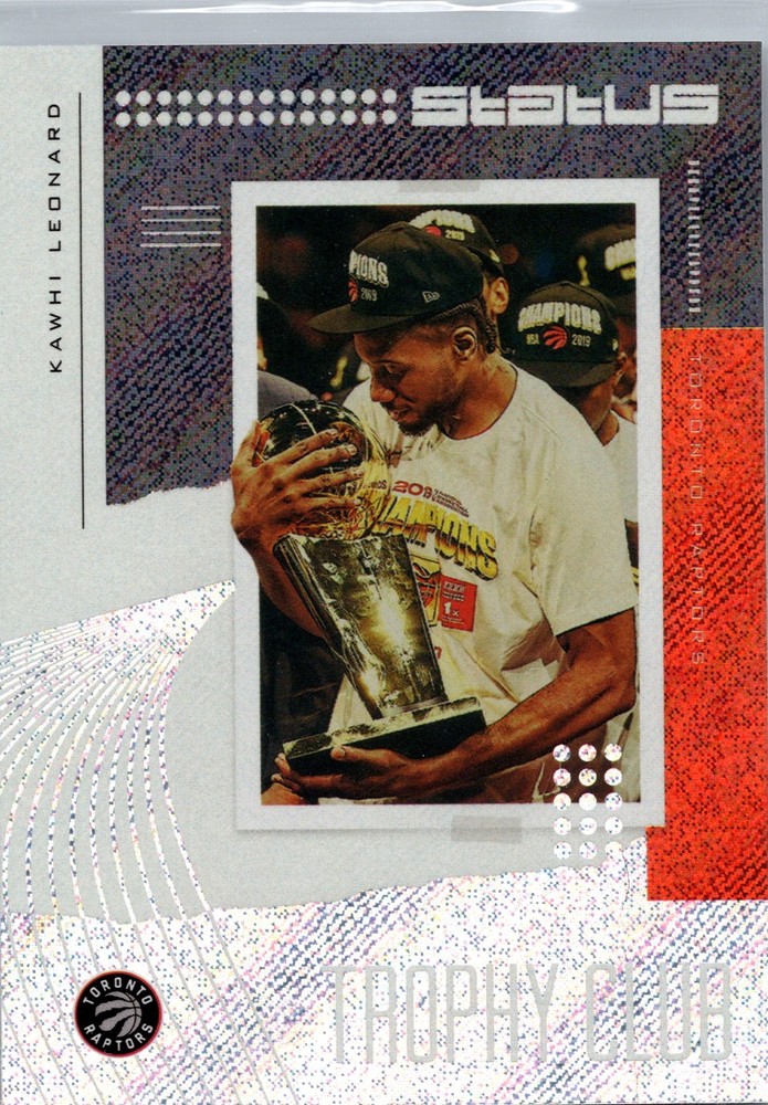 2019-20 Panini Status #22 Kawhi Leonard Trophy Club