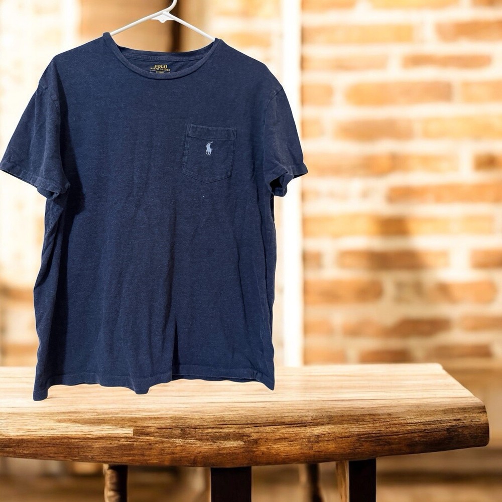 Polo Ralph Lauren Men’s Stylish Classic Fit Pocket T-Shirt Embroidered Size M