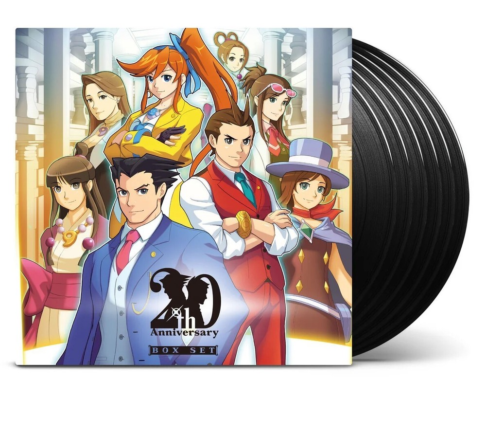 Ace Attorney 20th Anniversary 6LP Vinyl Soundtrack Black Box Set Capcom-image