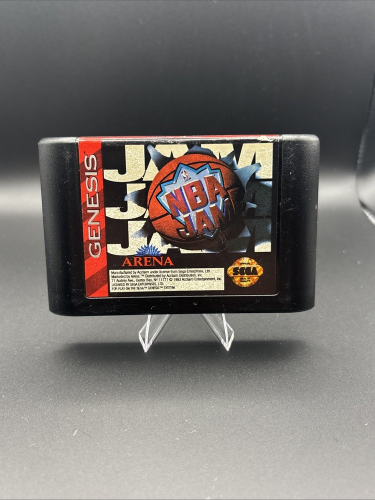 NBA Jam Sega Genesis Game 1993 (Cartridge Only)