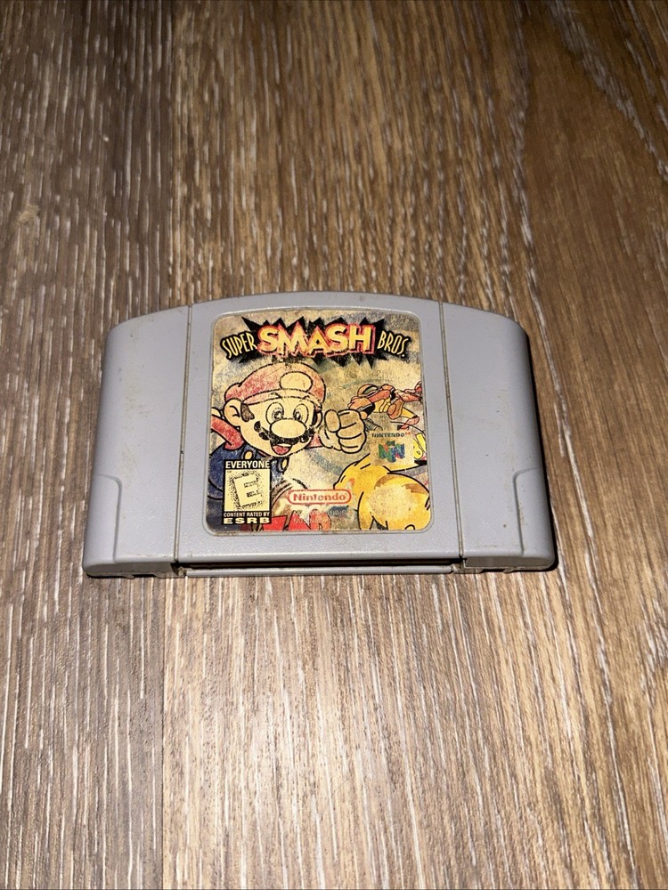 Super Smash Bros. (Nintendo 64, 1999) Cleaned / Tested / Authentic - N64 -