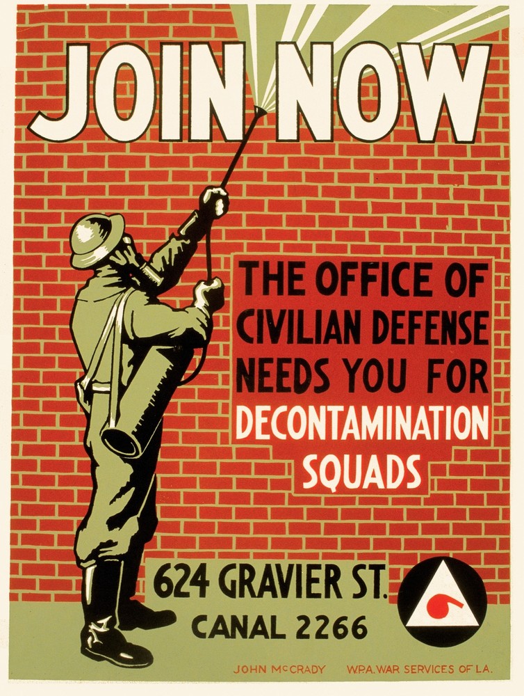 Decor Poster. Graphic Art Design. Decontamination Squad. Home  Wall Art. 1735