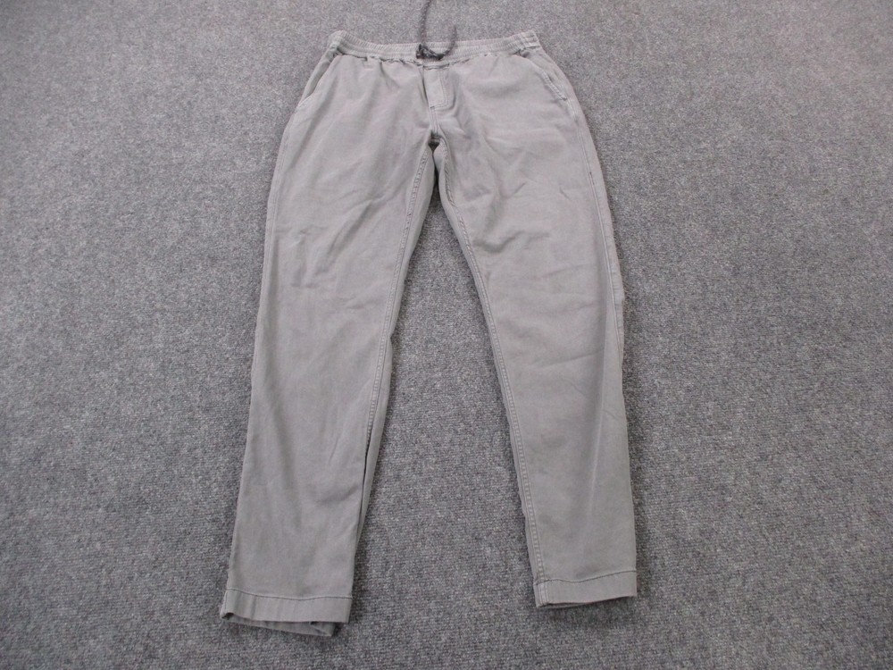 Faherty Sweatpants Mens L Grey Straight Leg Stretch Casual Active Lounge Preppy