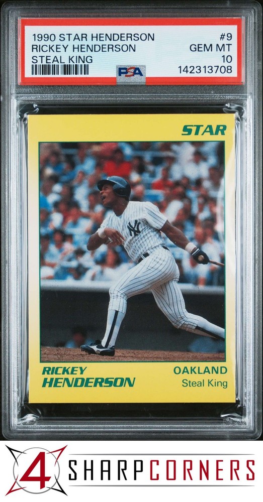 1990 Star Rickey Henderson #9 Hof Steal King Psa 10Stay in the know. Follow us on eBay