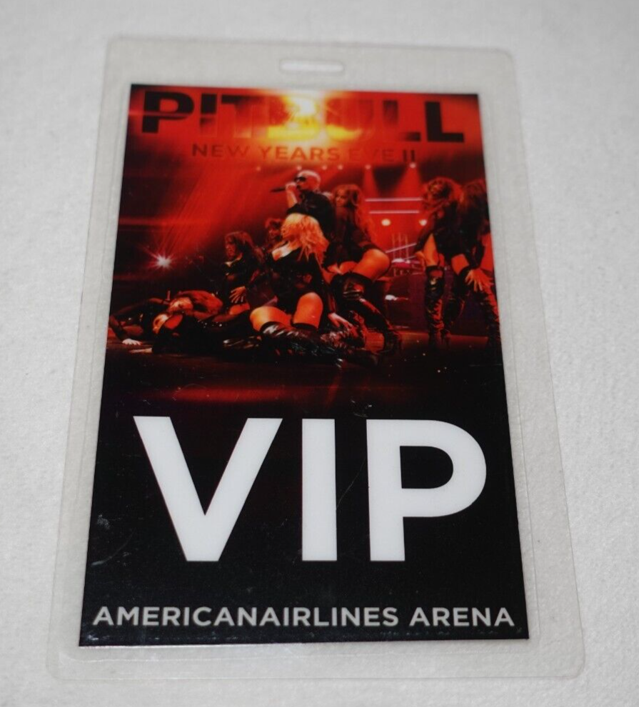 Pitbull New Years Eve II American Airlines Arena Miami Concert VIP Pass