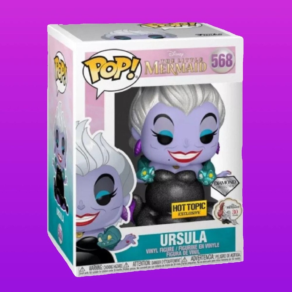 Disneys The Little Mermaid Diamond Ursula Exclusive Funko Pop 568