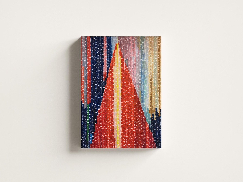 Alma Thomas Blast Off Canvas Wall Art Colorful Abstract Print