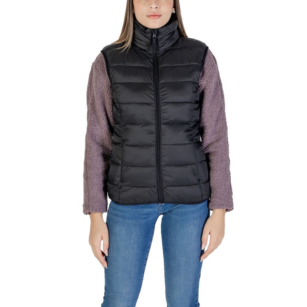 B Young Stylish Black Nylon Jacket and Coat for Men