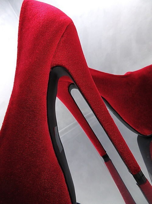 Tulipano classic red platform high heels size 37