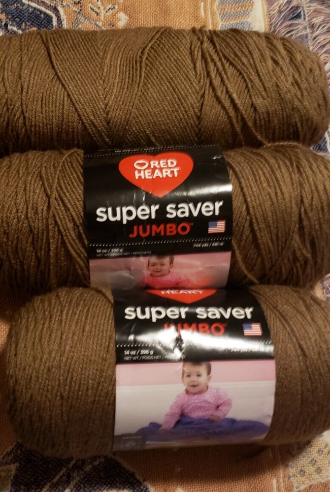 Red Heart Super Saver Skeins Worsted Medium 4 in Cafe Latte