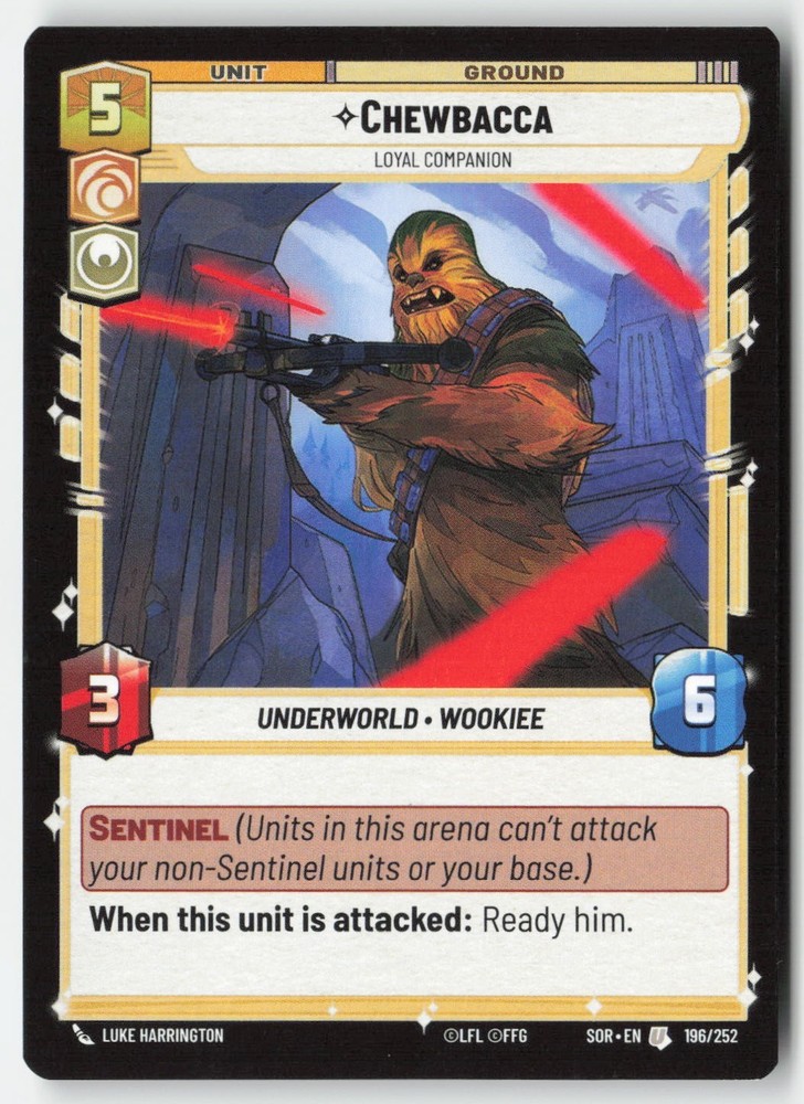 SWU - Chewbacca SOR 196 Non-Foil