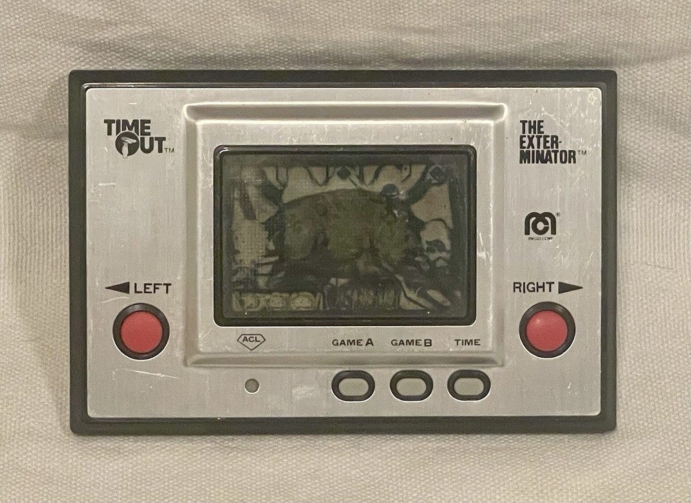 Vtg 1980 Nintendo Game and Watch Time Out The Exterminator Working Model # MT-03