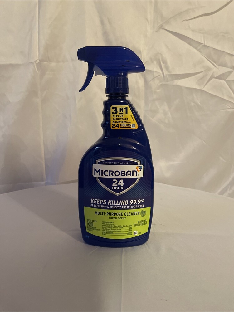 Microban 24 Multi-Purpose Cleaner & Sanitizer Fresh Scent 32 Oz