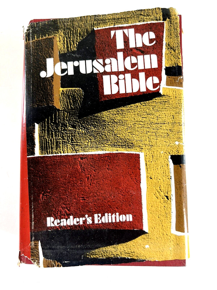 The Jerusalem Bible Reader's Edition 1968 Doubleday Hardcover Book