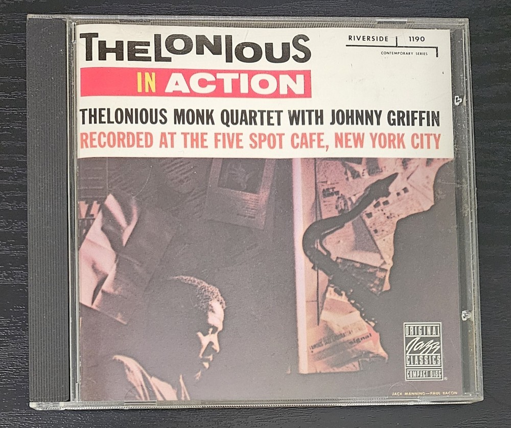 Thelonious Monk Quartet Johnny Griffin Thelonious In Action CD OJC Riverside