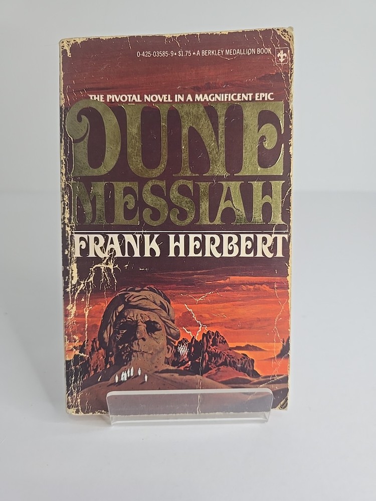 Dune Messiah by Frank Herbert Berkley Medallion PB 1975 21st Print Sci-Fi...