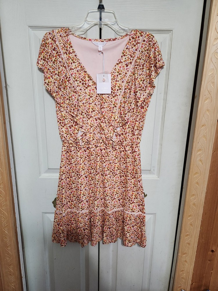 Nwt Women's Floral Print Lauren Conrad Dress  Size Medium