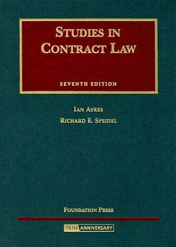 Studies in Contract Law by Professor Ayres, Ian: Used