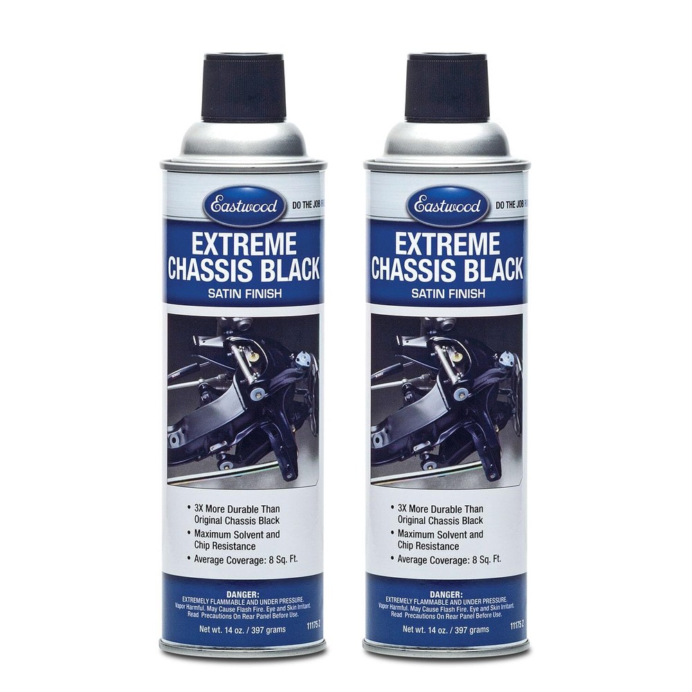Extreme Chassis Black Satin Aerosol Spray Paint | Car and Truck Chassis Frame...