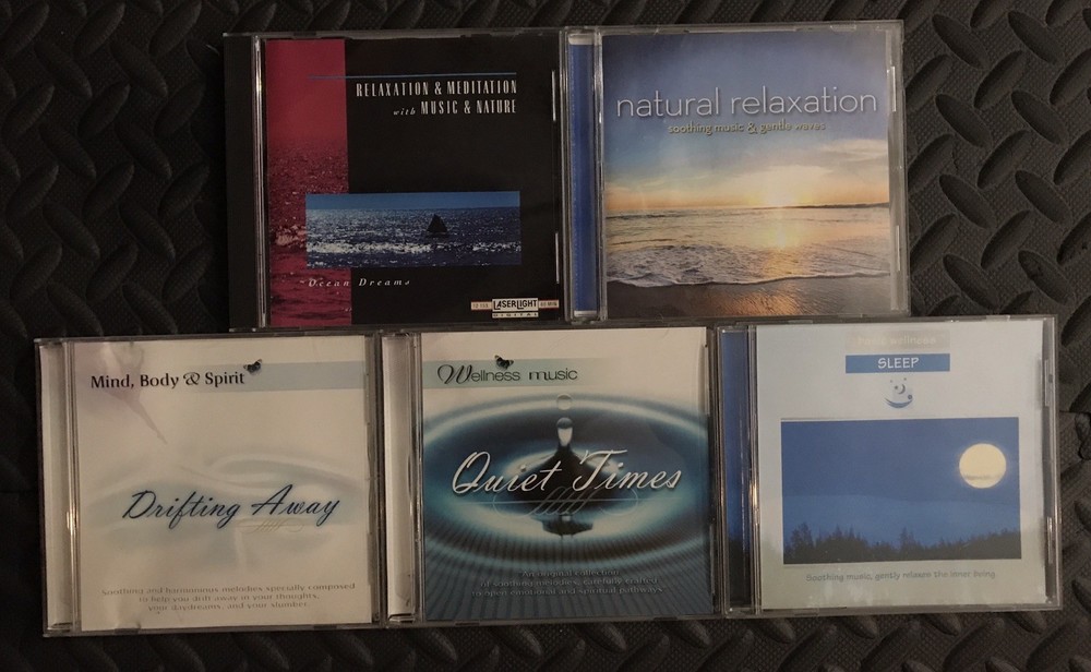 Relaxation Music Lot of (5) CDs for Massage Meditation Sleep Prayer Mindfulness