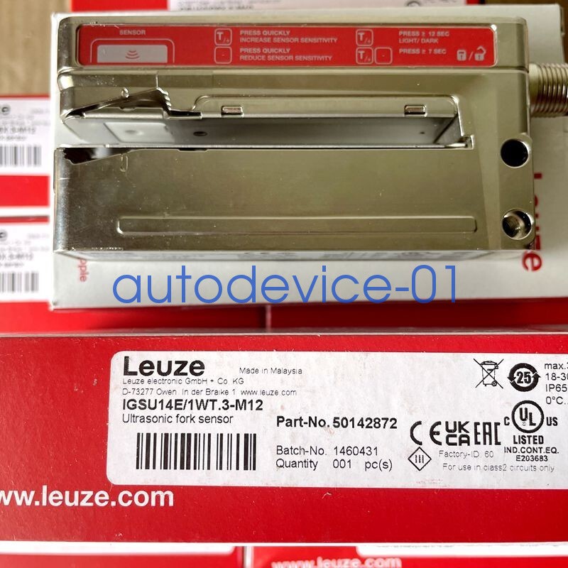 1 pcs LEUZE IGSU14E/1WT.3-M12 50142872 Ultrasonic sensor DHL/FedEx