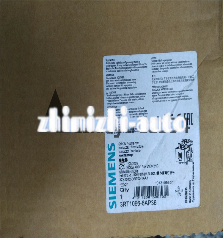 1PC New Siemens 3RT1066-6AP36 3RT1 066-6AP36 Power contactor
