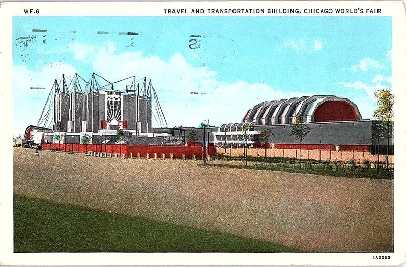 Postcard BUILDING SCENE Chicago Illinois IL m/09 AJ1353