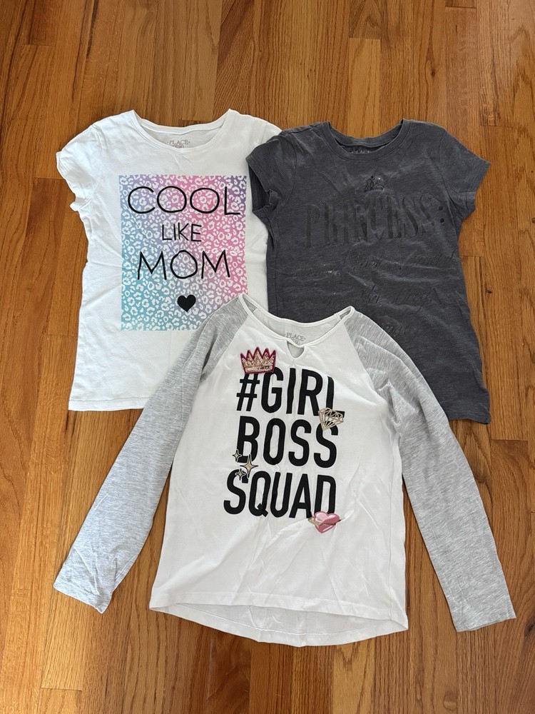 Lot of 3 Girls Tops from Children's Place, Size 7/8