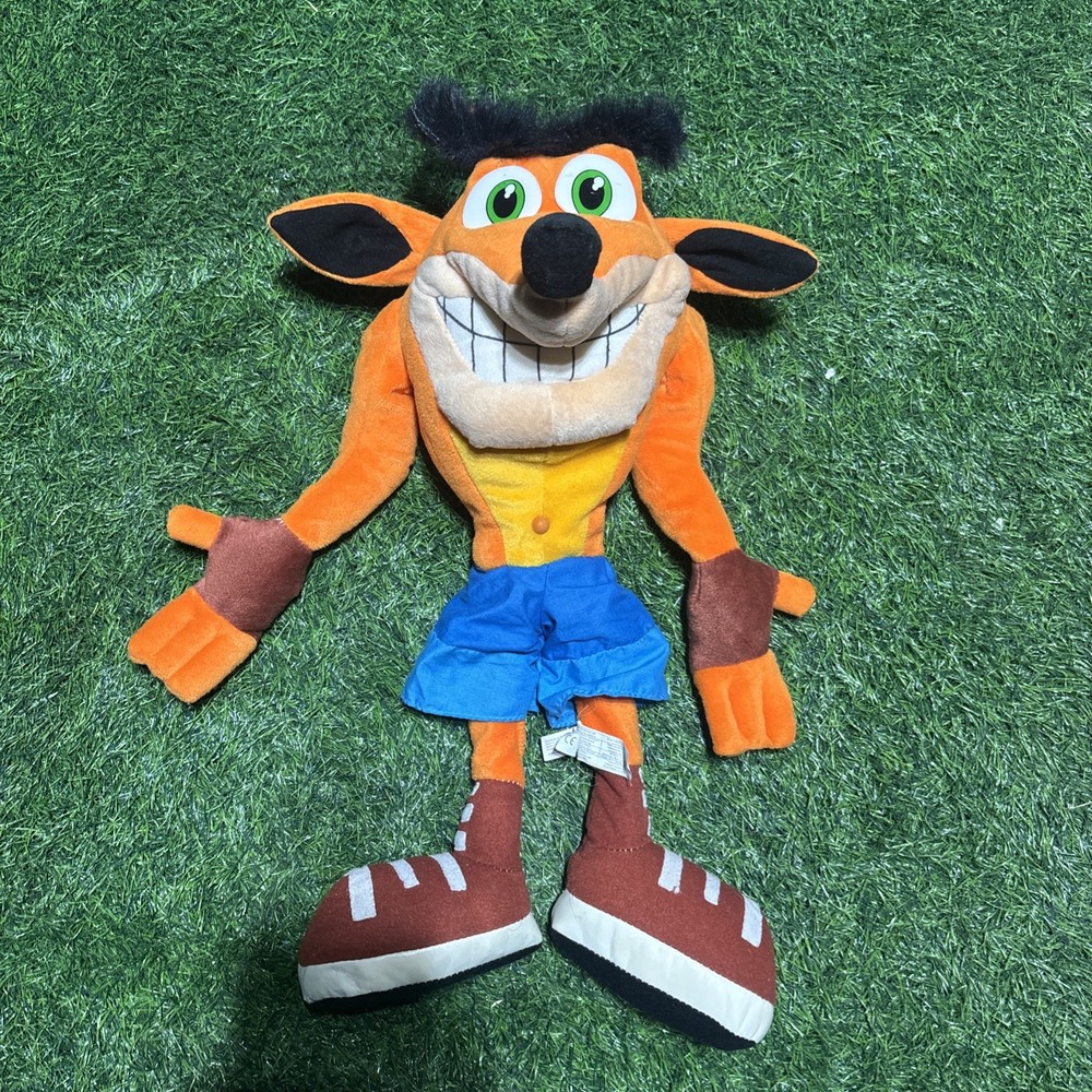 2001 Crash Bandicoot JUMBO 24” Toy Plush Universal Studios Play By Play