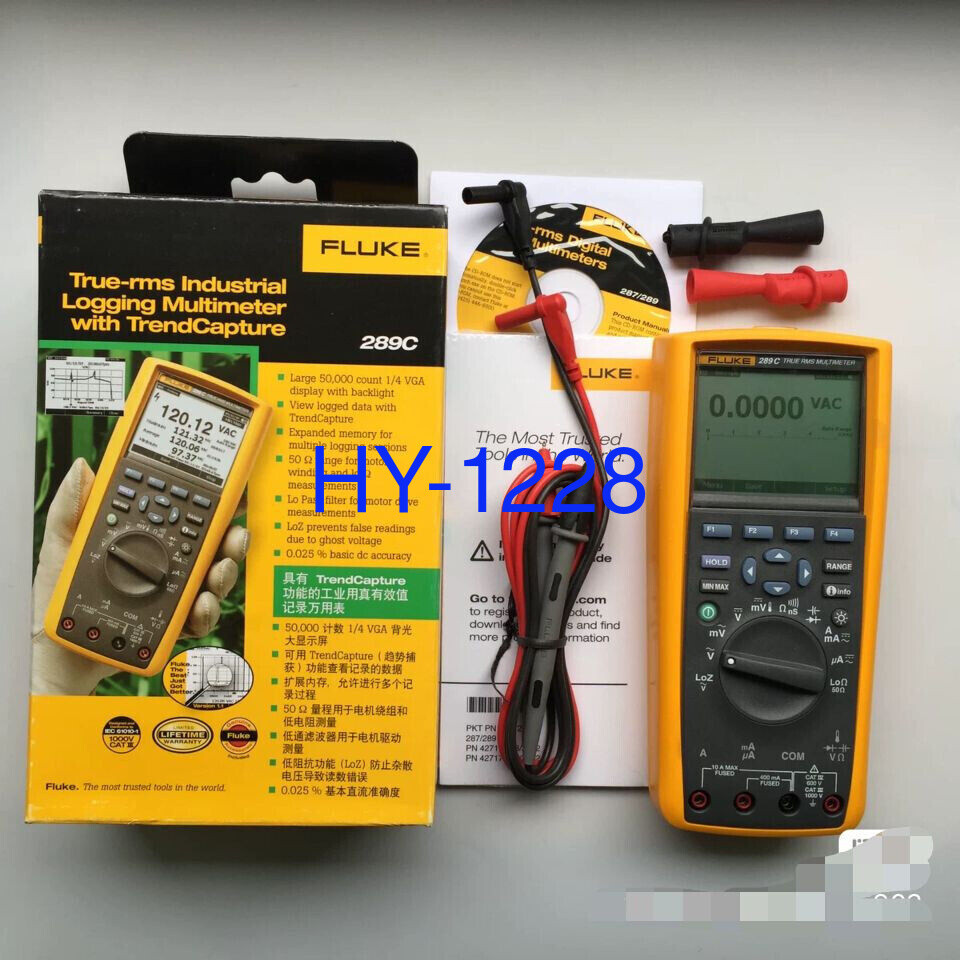 Fluke 289C True-RMS Industrial Logging Multimeter Same features as Fluke 289 dhl