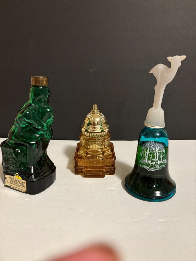 Vintage Avon Cologne Bottles Lot of 3 Collectible