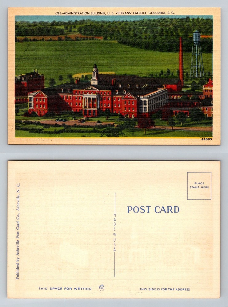 Columbia, SC-South Carolina, U.S. Veterans Facility Admin Bldg Vintage Postcard