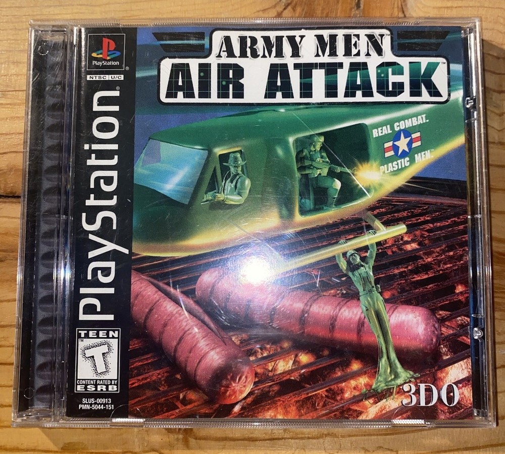 Army Men Air Attack PS1 PlayStation 1 CIB Complete Tested