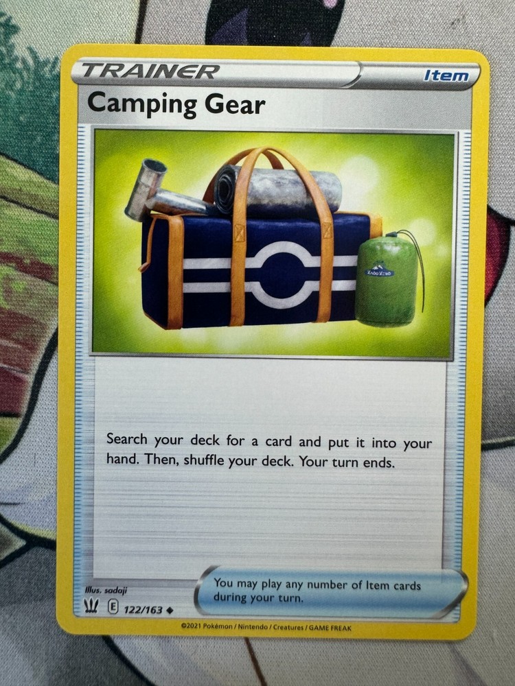 Camping Gear Non Holo English Pokemon TCG BKE418