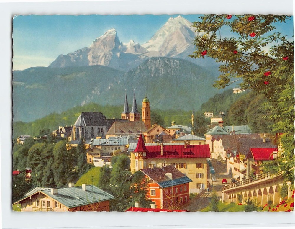 Postcard Berchtesgaden mit Watzmann Berchtesgaden Germany