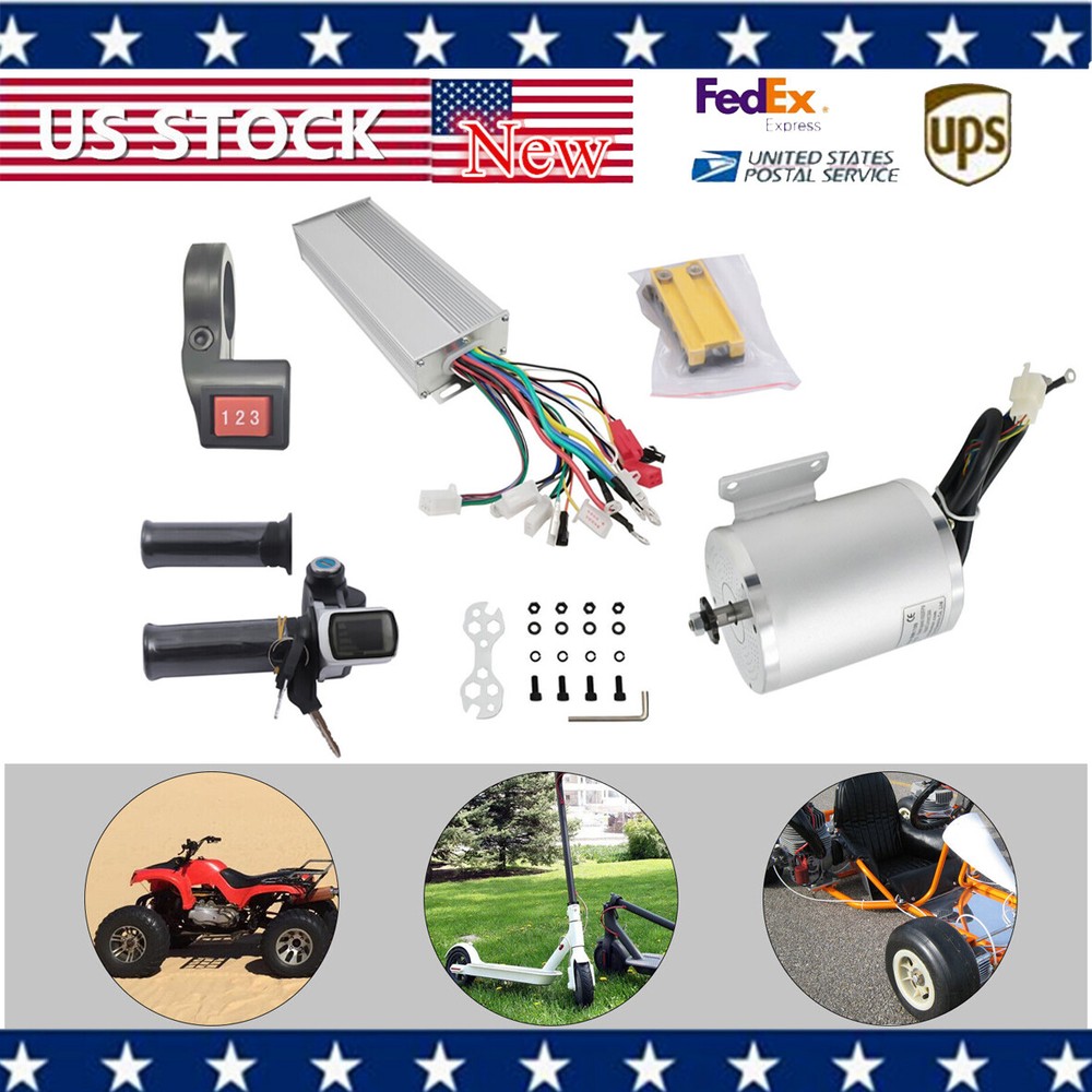 48V 2000W Brushless Motor Controller for Go-Karts ATV BLDC Speed Adjustable