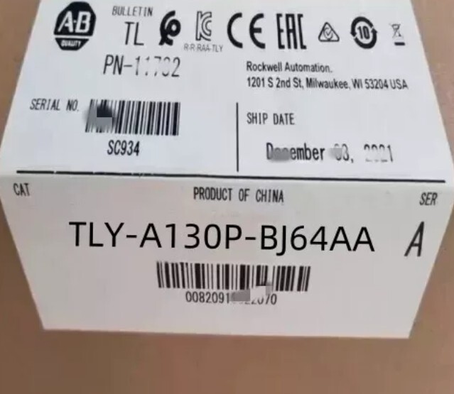 1pc new Allen Bradley TLY-A130P-BJ64AA servo motor brand One year warranty