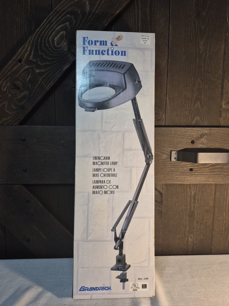 Grandrich Lamp Form And Function Magnifying Swing Arm Drafting Clamp Desk ml-100