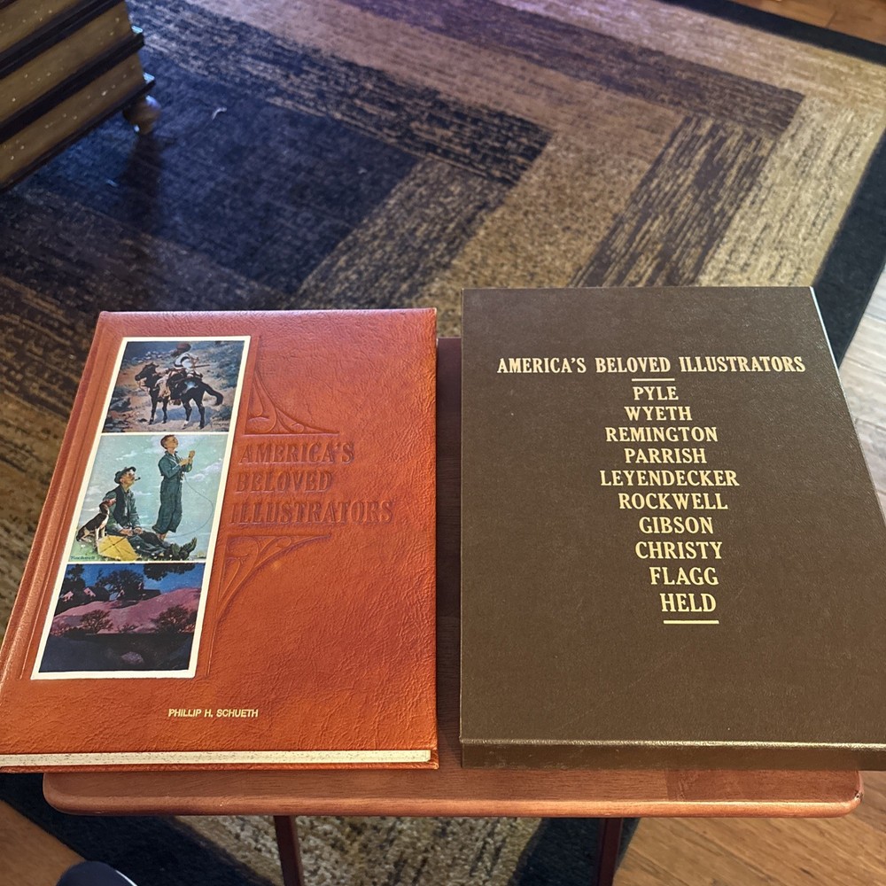 America's Beloved Illustrators, by Susan E. Meyer, Leather Bound w/Sleeve 1978