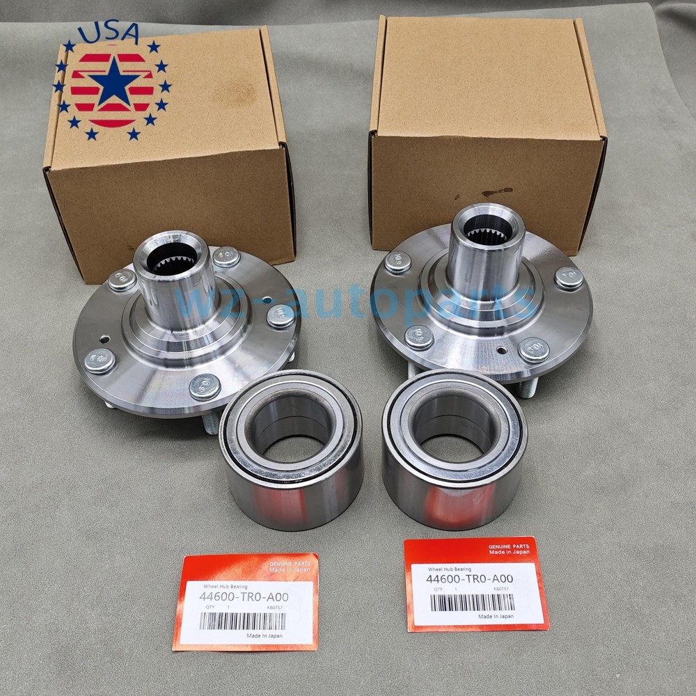 OEM ！2 Front Wheel Hub Bearing Kits For 2012-2015 Honda Civic DX EX 1.8L 1.5L US