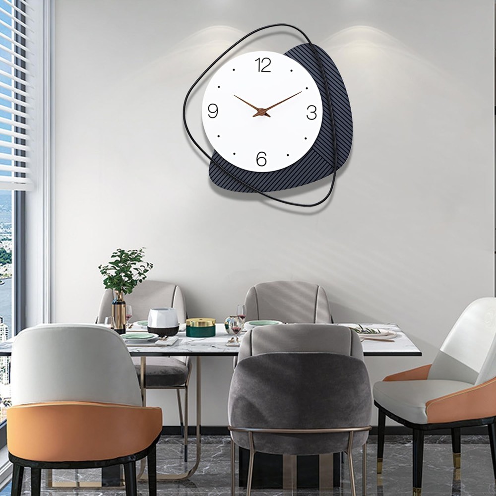 Dankeit Wall Clock,Silent Non-Ticking Quality Quartz Battery Operated, Large ...