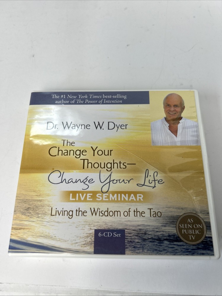 Dr. Wayne Dyer 6 CD Set Change Your Life 'Live Seminar' Wisdom Inspire Self Help