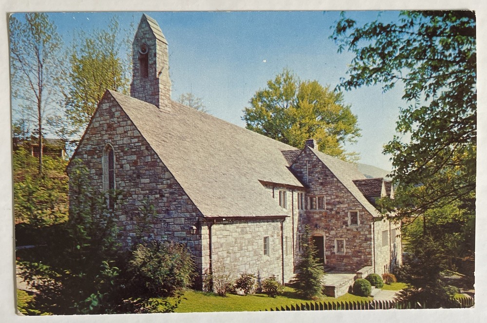 1955 Gatlinburg, Tennessee The First Methodist Church Vintage Postcard